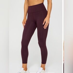 Fabletics High-waist define leggings burgundy 7/8 size xs/4 new with tags
